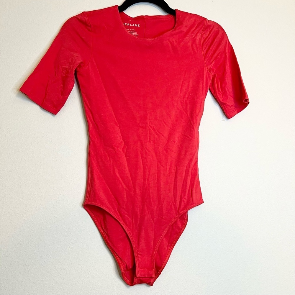 Everlane Short Sleeve Crew Neck Bodysuit XS